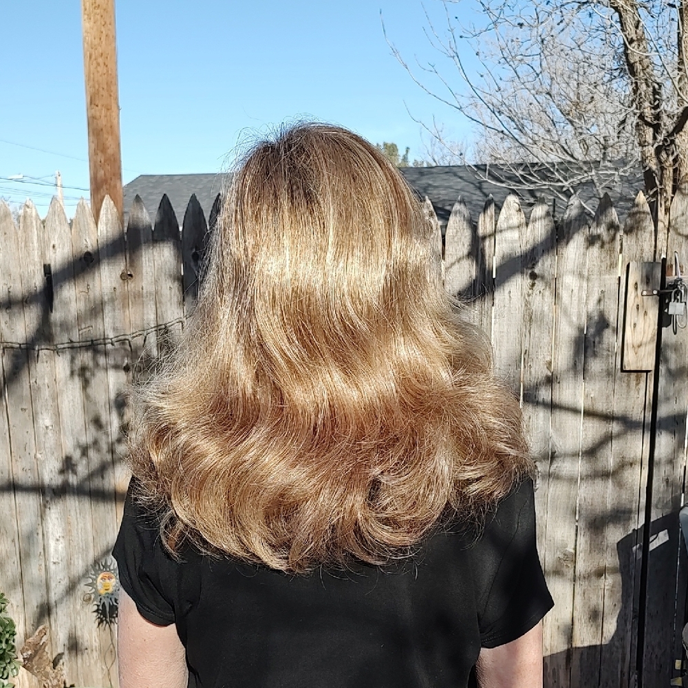 Golden Blonde Hair Wig for Women - Picture 3 of 11